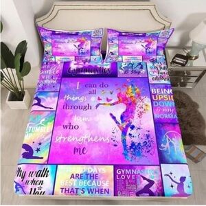 King size sheet set gymnastics